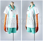 Johsai High Hajime Iwaizumi Uniform Custom Jersey Number Cosplay cosplay costume from Haikyu!! Aoba, front view 2