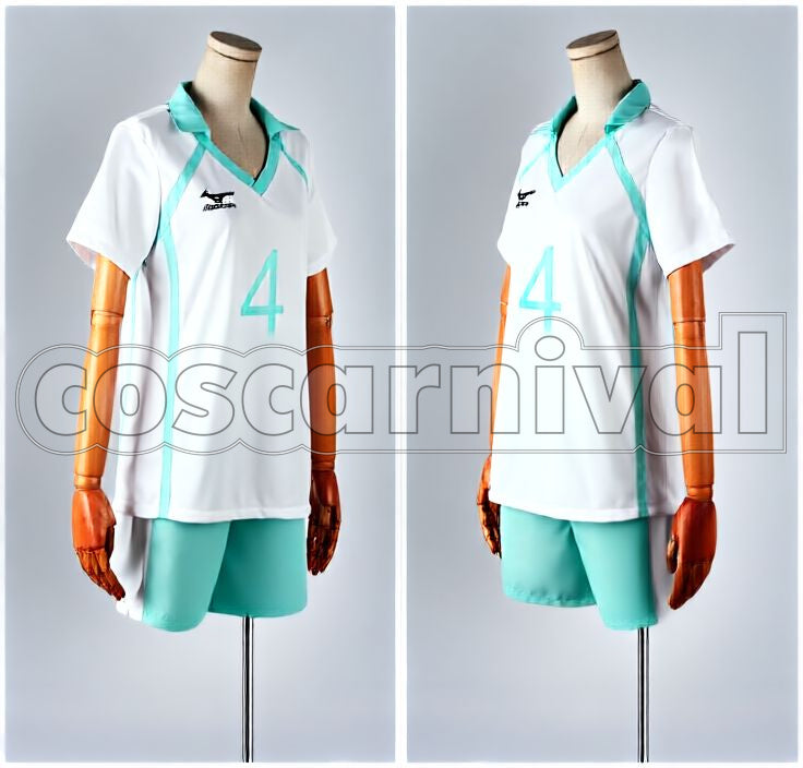 Johsai High Hajime Iwaizumi Uniform Custom Jersey Number Cosplay cosplay costume from Haikyu!! Aoba, front view 2