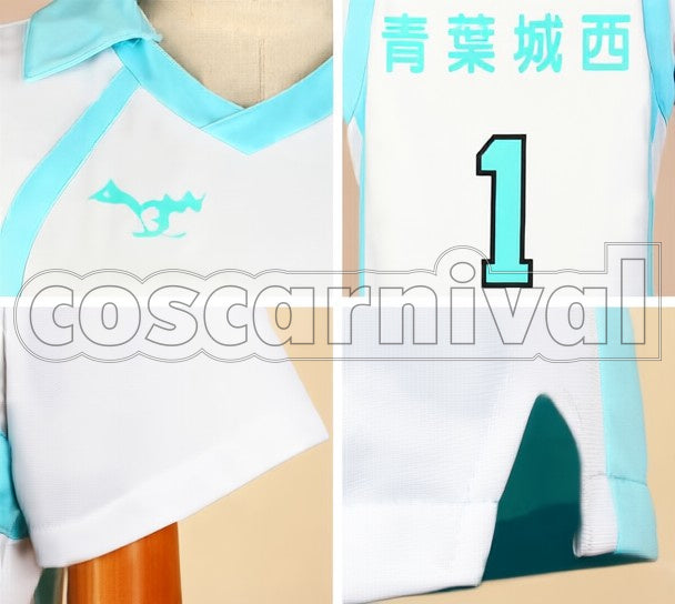 School Volleyball Club Toru Oikawa Sportswear cosplay costume from Haikyu!! Aobajosai High, detail-2