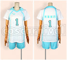 Toru Oikawa cosplay costume from Haikyu!!, front view