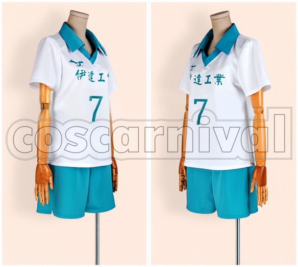 High School Volleyball Club Takanobu Aone cosplay costume from Haikyu!! Date Technical, front view 2