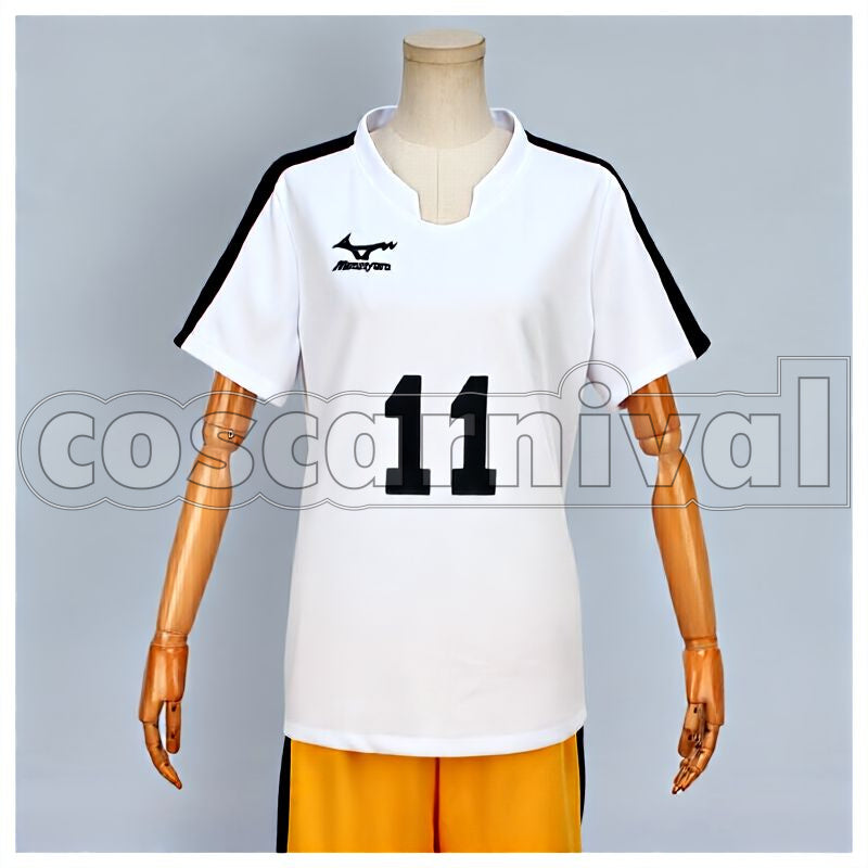 High Arata Tsuchiyu Libero Uniform Cosplay cosplay costume from Haikyu!! Johzenji, front view 1
