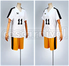High Arata Tsuchiyu Libero Uniform Cosplay cosplay costume from Haikyu!! Johzenji, front view 2