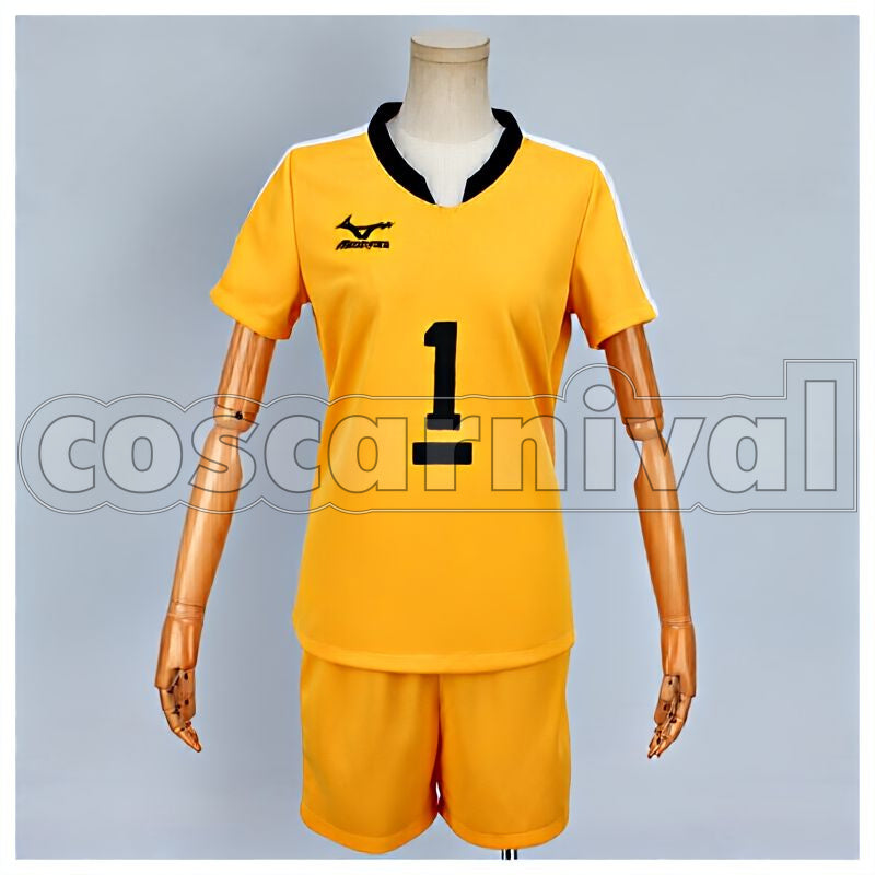 High Yuji Terushima Uniform Cosplay cosplay costume from Haikyu!! Johzenji, front view 1