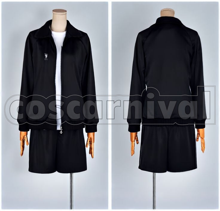 High School Shoyo Hinata, Tobio Kageyama Jersey Shorts 3-Piece Set Cosplay cosplay costume from Haikyu!! Karasuno, piece set 36922 detail view