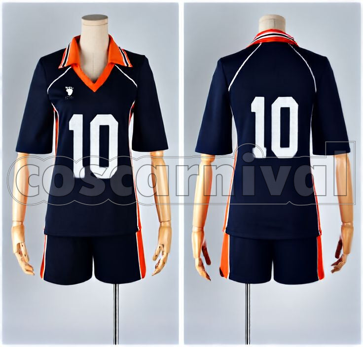 High School Shoyo Hinata #10 Uniform Cosplay cosplay costume from Haikyu!! Karasuno, uniform 36966 detail view
