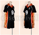 School cosplay costume from Haikyu!! Karasuno High, front view 2
