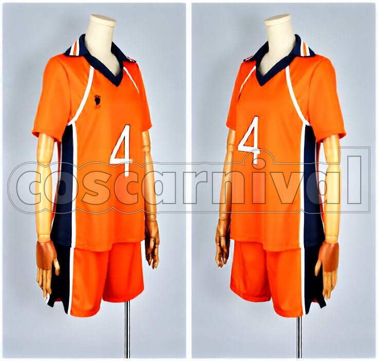 High School Yu Nishinoya Uniform Cosplay cosplay costume from Haikyu!! Karasuno, front view 2