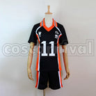 Kei Tsukishima cosplay costume from Haikyu!!, front view