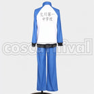 Junior High Tobio Kageyama cosplay costume from Haikyu!! Kitagawa Daiichi, back view 2