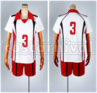 High Morisuke Yaku White Uniform Anime Version Cosplay cosplay costume from Haikyu!! Nekoma, detail-1