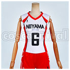 Girls' High Kanoka Amanai Uniform Cosplay cosplay costume from Haikyu!! Niiyama, front view 1