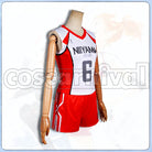 Girls' High Kanoka Amanai Uniform Cosplay cosplay costume from Haikyu!! Niiyama, front view 3