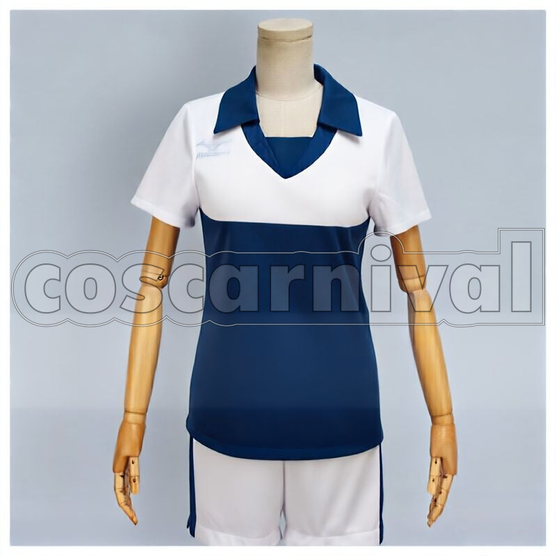 High Uniform Custom Jersey Number Cosplay cosplay costume from Haikyu!! Ohgiminami, front view 1