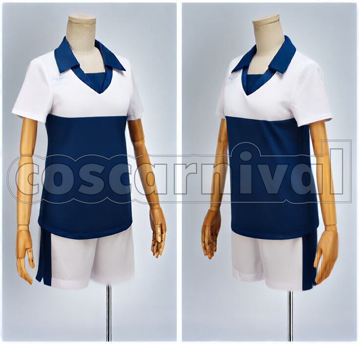 High Uniform Custom Jersey Number Cosplay cosplay costume from Haikyu!! Ohgiminami, front view 2