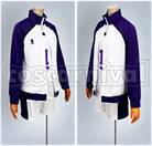 Academy Wakatoshi Ushijima Jersey 3-Piece Set Cosplay cosplay costume from Haikyu!! Shiratorizawa, piece set 37045 front view 2