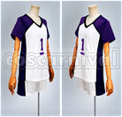 Academy Wakatoshi Ushijima Uniform Cosplay cosplay costume from Haikyu!! Shiratorizawa, front view 2