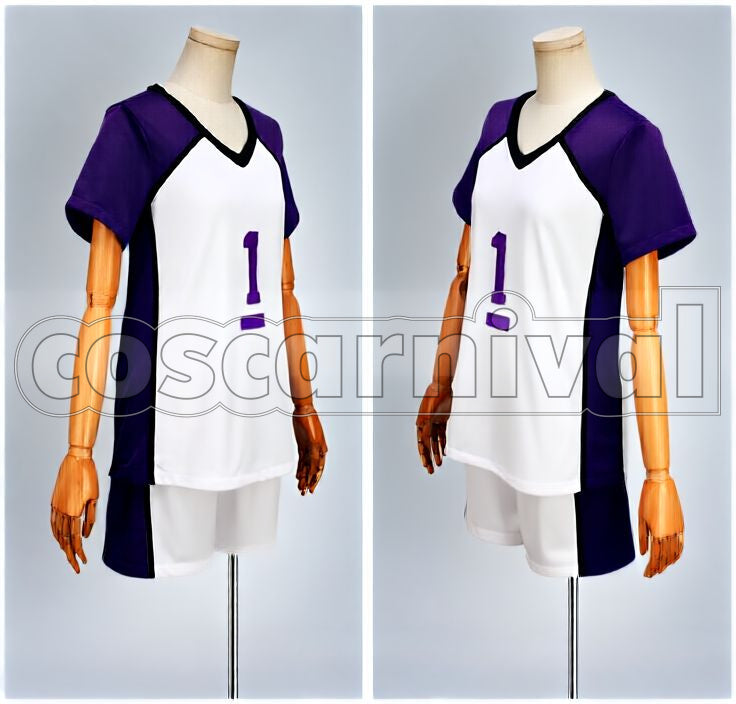 Academy Wakatoshi Ushijima Uniform Cosplay cosplay costume from Haikyu!! Shiratorizawa, front view 2