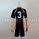 Asahi Azumane Karasuno High School Volleyball Club cosplay costume from Haikyu!!, back view