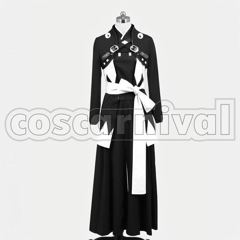 Hajime Saito Black cosplay costume from Hakuoki 2010 Calendar, front view