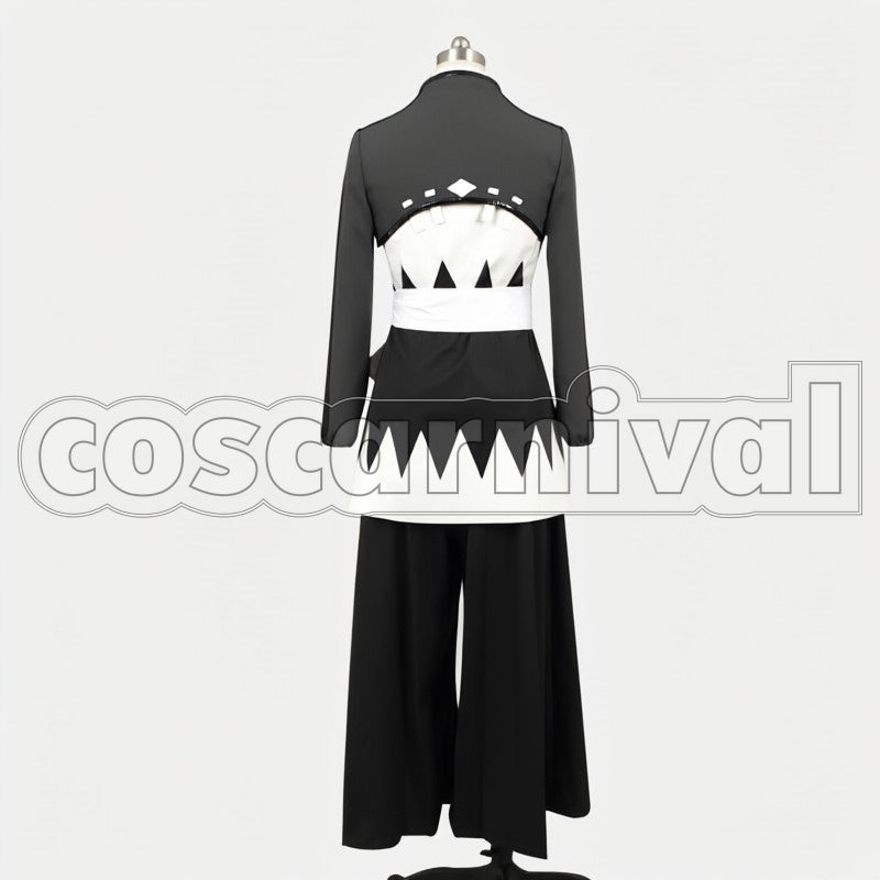 Hajime Saito Dark Grey cosplay costume from Hakuoki 2010 Calendar, back view