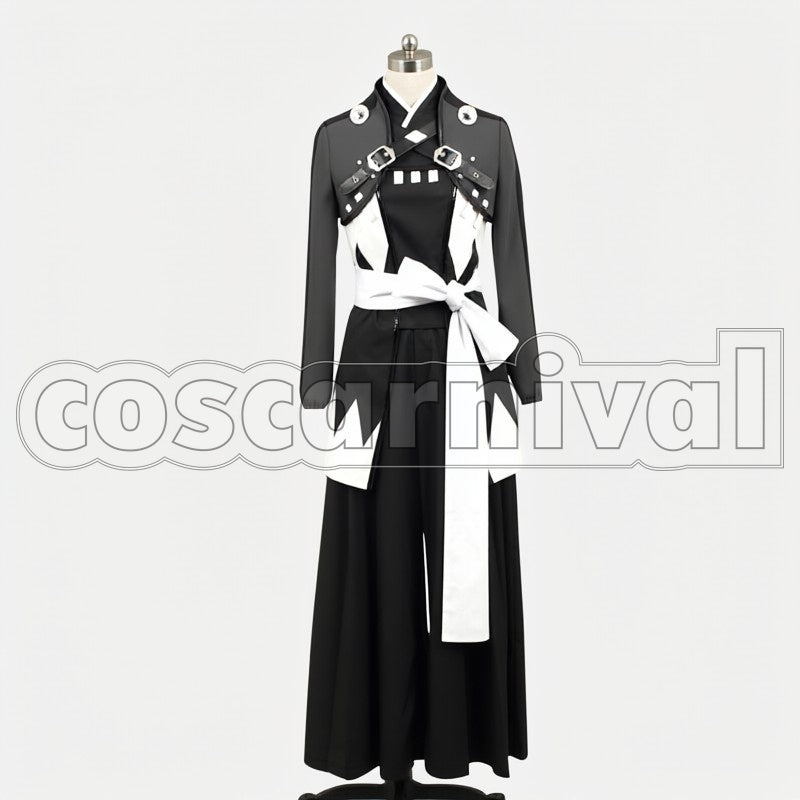 Hajime Saito Dark Grey cosplay costume from Hakuoki 2010 Calendar, front view