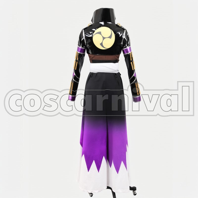 Toshizo Hijikata cosplay costume from Hakuoki 2010 Calendar, back view