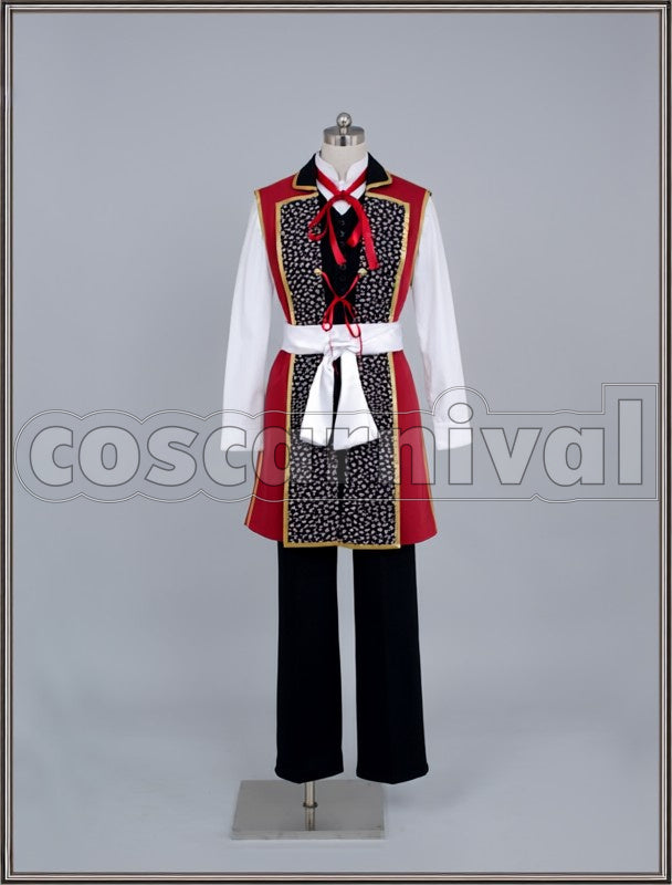 Chizuru Yukimura cosplay costume from Hakuoki, front view