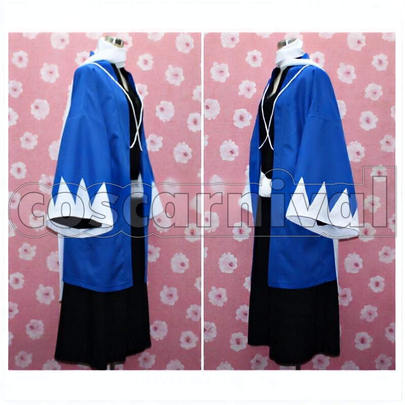 Saito Shinsengumi Uniform Cosplay cosplay costume from Hakuoki Hajime, side view 2