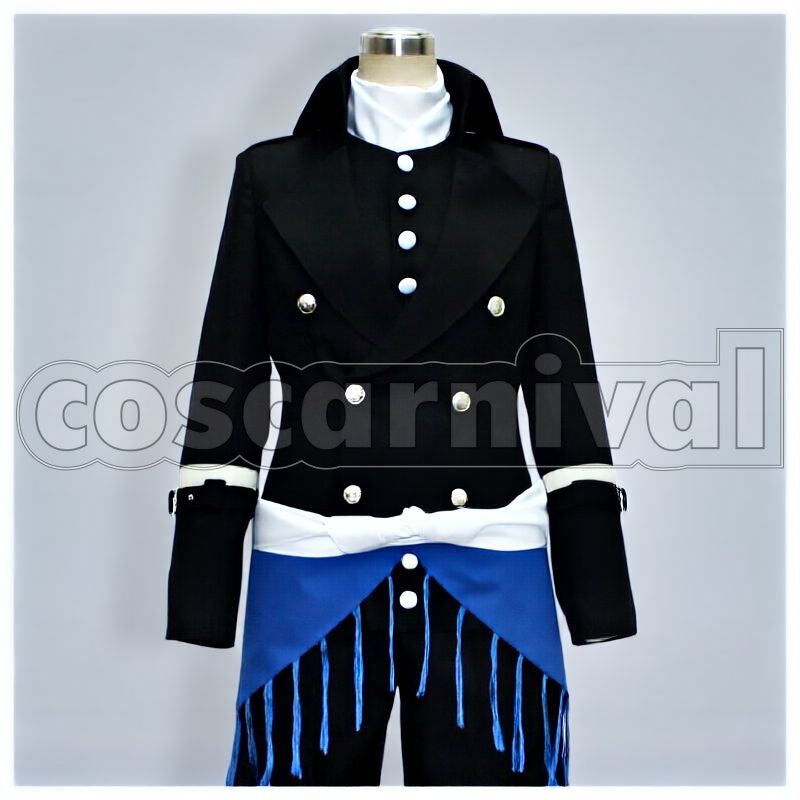 Saito Western-Style Outfit Set Cosplay cosplay costume from Hakuoki Hajime, front view 1