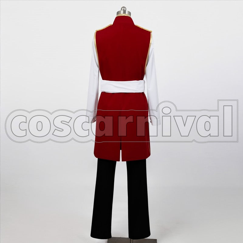 Chizuru Yukimura Official Version cosplay costume from Hakuoki: Shinsengumi Kitan, back view
