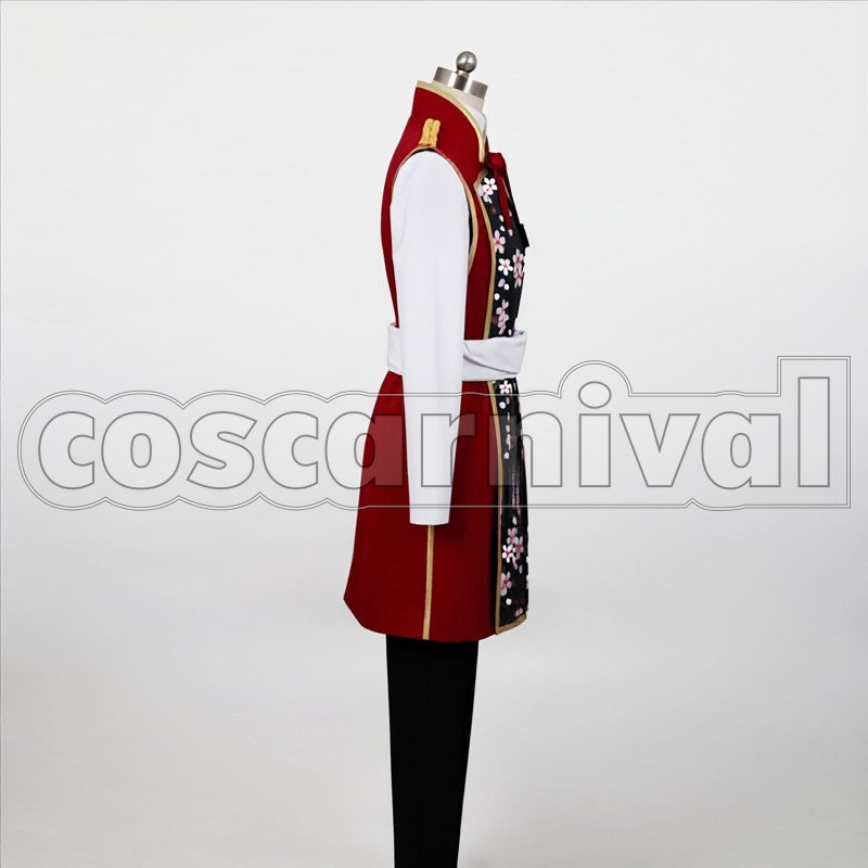 Chizuru Yukimura Official Version cosplay costume from Hakuoki: Shinsengumi Kitan, side view