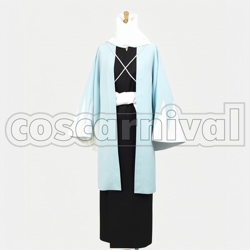 Hajime Saito cosplay costume from Hakuoki: Shinsengumi Kitan, front view 3