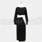 Hajime Saito cosplay costume from Hakuoki: Shinsengumi Kitan, front view 4