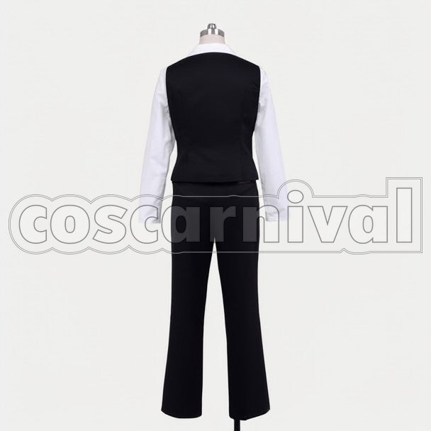 Sanosuke Harada cosplay costume from Hakuoki: Shinsengumi Kitan, back view 2