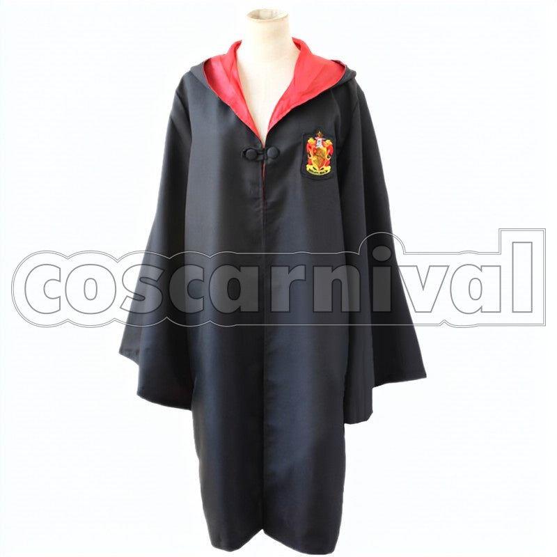 Gryffindor Cape cosplay costume from Harry Potter, front view