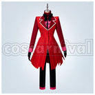 Alastor Cosplay cosplay costume from Hazbin Hotel, front view 1