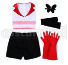 Angel Dust Cosplay cosplay costume from Hazbin Hotel, set view