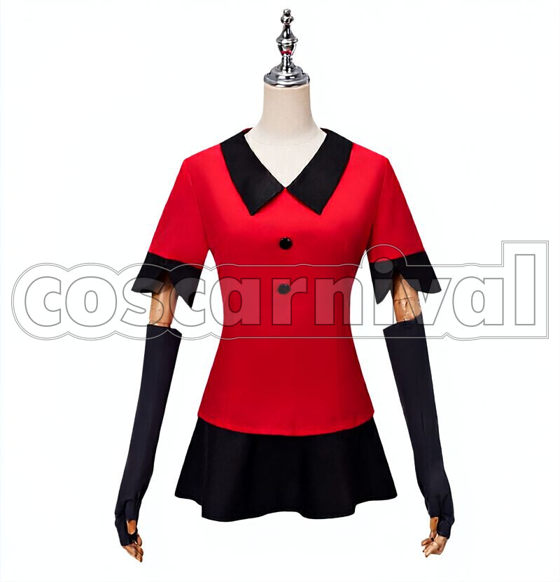 Vaggie Cosplay cosplay costume from Hazbin Hotel, front view 2