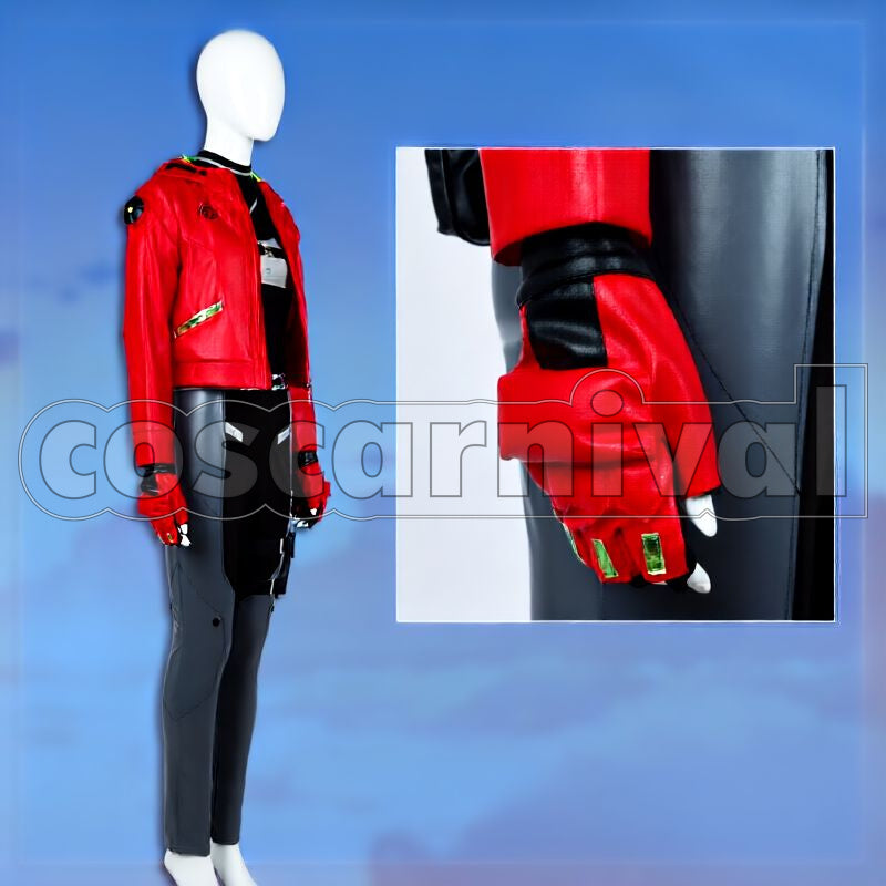 Heroes Akira Otori Hero Suit Cosplay cosplay costume from Helios Rising, side view 1