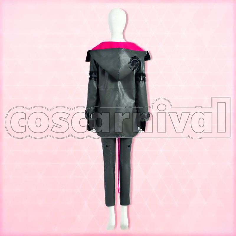 Heroes Faith Beams Hero Suit Cosplay cosplay costume from Helios Rising, back view 1