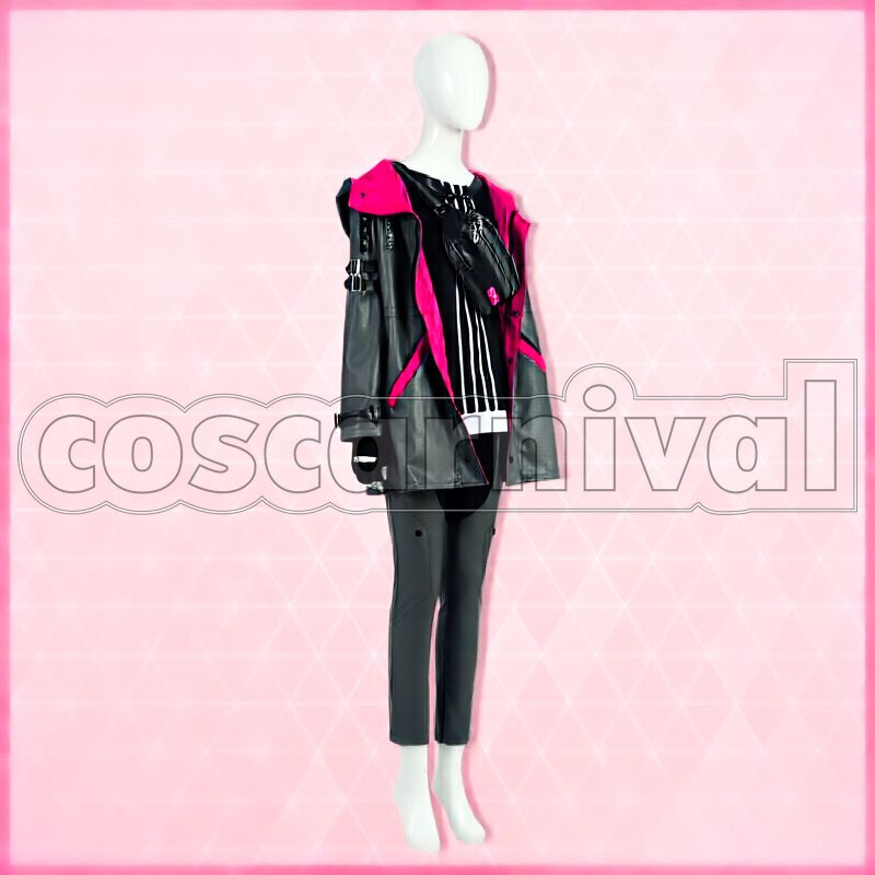 Heroes Faith Beams Hero Suit Cosplay cosplay costume from Helios Rising, side view 1