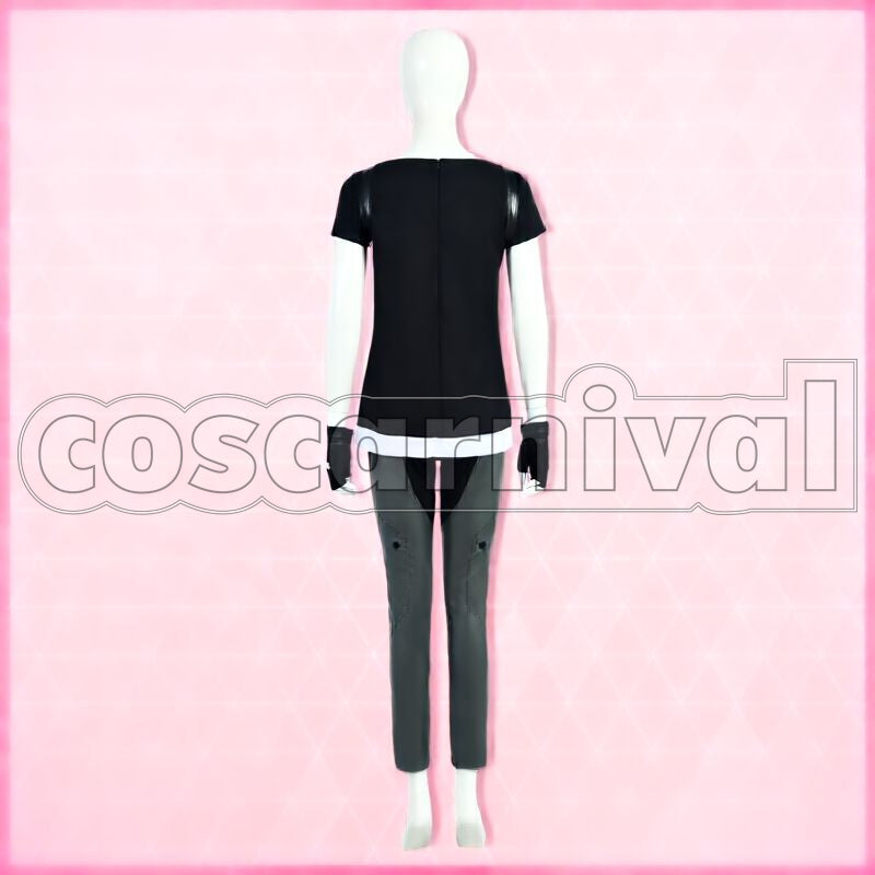 Heroes Faith Beams Hero Suit Cosplay cosplay costume from Helios Rising, back view 2
