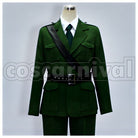 Powers England (Arthur Kirkland) Military Uniform Cosplay cosplay costume from Hetalia: Axis, front view 1