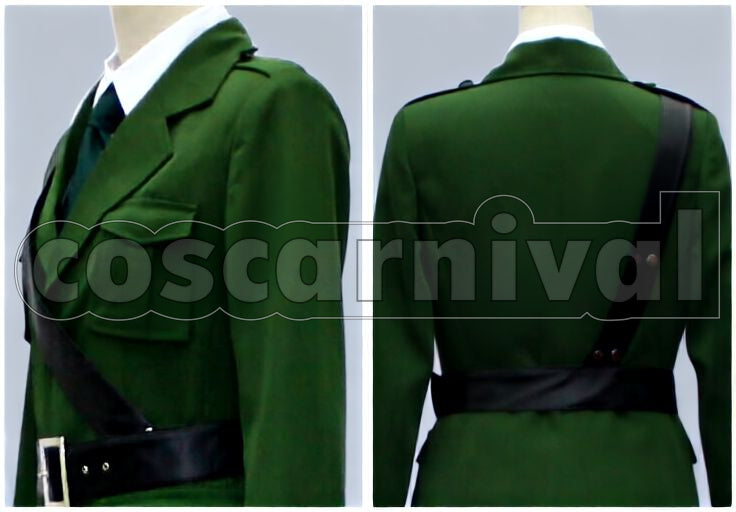 Powers England (Arthur Kirkland) Military Uniform Cosplay cosplay costume from Hetalia: Axis, detail-2