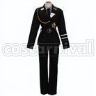Prussia Gilbert Military cosplay costume from Hetalia: Axis Powers, front view