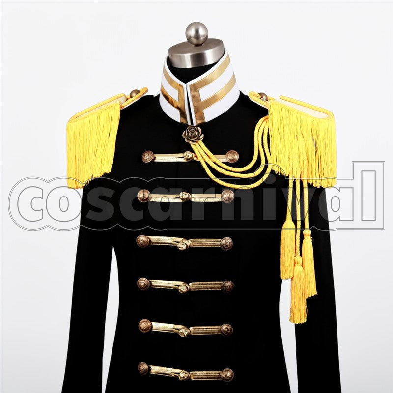 Japan Black Military cosplay costume from Hetalia: Axis Powers, detail-2