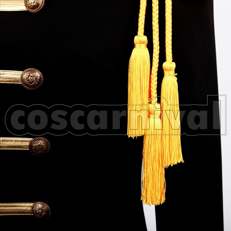 Japan Black Military cosplay costume from Hetalia: Axis Powers, detail-4