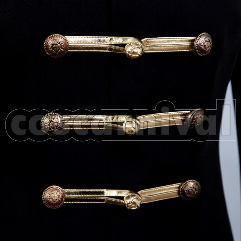 Japan Black Military cosplay costume from Hetalia: Axis Powers, detail-5