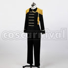 Japan Black Military cosplay costume from Hetalia: Axis Powers, side view 2
